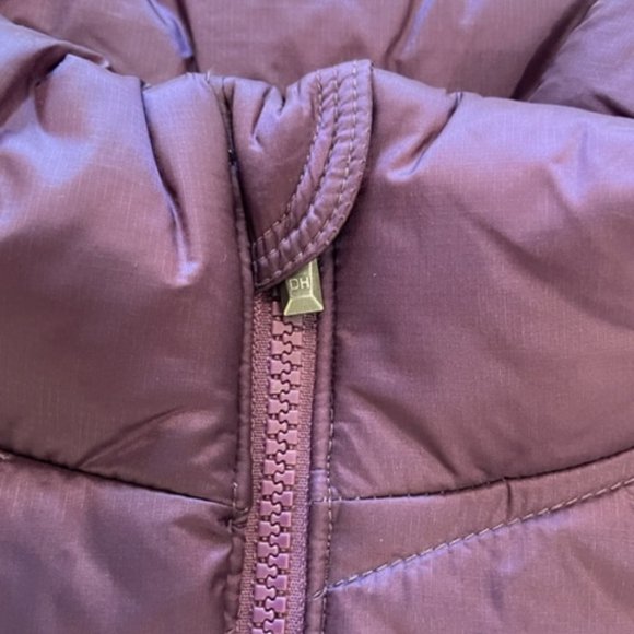 Denver Hayes Dark Purple Puffer Vest with High Collar ~ Size M ~ NWOT - Picture 7 of 16